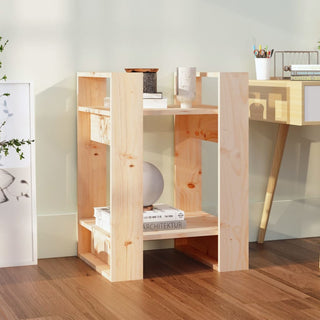 Boekenkast/Kamerscherm 4X35X57 Cm Massief Grenenhout