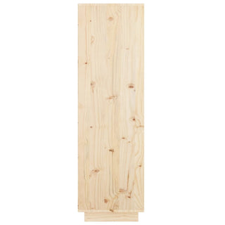 Hoge Kast 74X35X7 Cm Massief Grenenhout