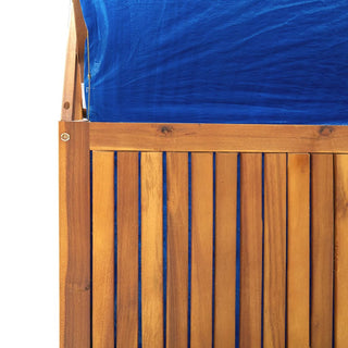 Opbergbox Met Latwerk 99X50X160 Cm Massief Acaciahout