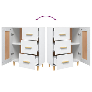 Dressoir 69,5X34X90 Cm Bewerkt Hout