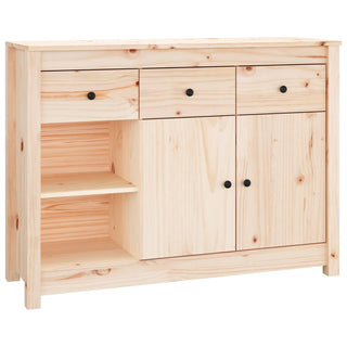 Dressoir 00X35X74 Cm Massief Grenenhout