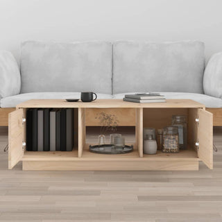 Salontafel 100X50X35 Cm Massief Grenenhout