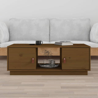 Salontafel 100X50X35 Cm Massief Grenenhout