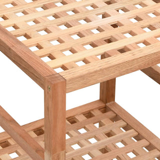 Badkamerrekje 35,5X35,5X79 Cm Massief Walnotenhout