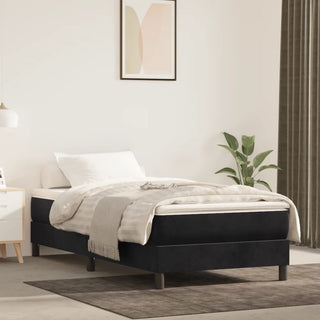 Boxspringframe Fluweel Zwart