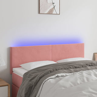 Hoofdbord Led 80X5X78/88 Cm Fluweel Lichtgrijs