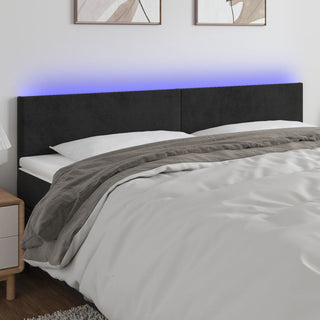 Hoofdbord Led 80X5X78/88 Cm Fluweel Lichtgrijs