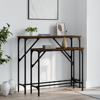Wandtafels Bewerkt Hout Kleurig