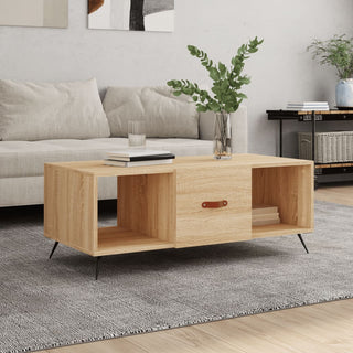 Salontafel 102X50X40 Cm Bewerkt Hout