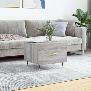 Salontafel 50X50X40 Cm Bewerkt Hout