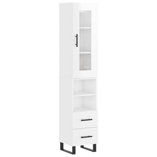 Hoge Kast 34,5X34X180 Cm Bewerkt Hout