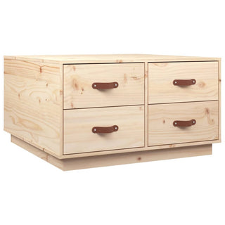 Salontafel 80X80X45 Cm Massief Grenenhout