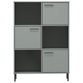Boekenkast Met Metalen Poten Oslo 90X35X28,5 Cm Hout