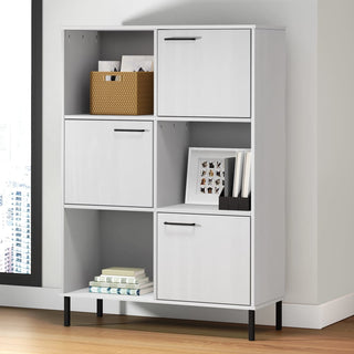 Boekenkast Met Metalen Poten Oslo 90X35X28,5 Cm Hout