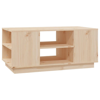Salontafel 90X49X40,5 Cm Massief Grenenhout