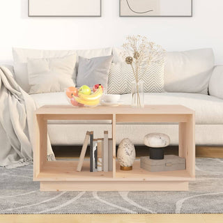 Salontafel 80X50X40 Cm Massief Grenenhout