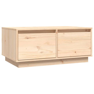 Salontafel 80X50X35 Cm Massief Grenenhout