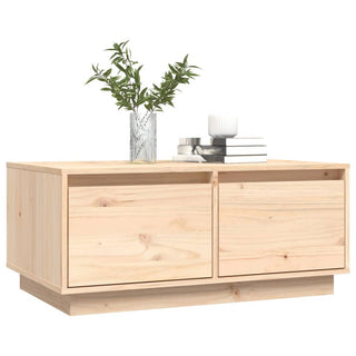 Salontafel 80X50X35 Cm Massief Grenenhout