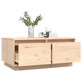 Salontafel 80X50X35 Cm Massief Grenenhout
