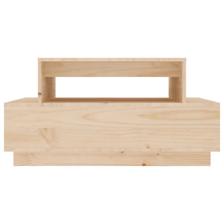 Salontafel 80X55X40,5 Cm Massief Grenenhout