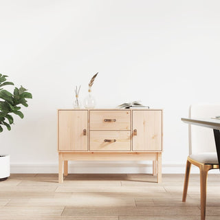 Dressoir 0X40X78 Cm Massief Grenenhout