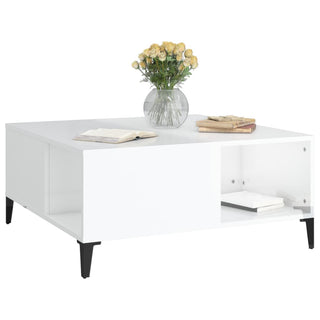 Salontafel 80X80X36,5 Cm Bewerkt Hout