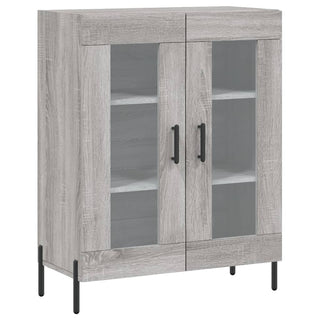 Dressoir 69,5X34X90 Cm Bewerkt Hout Eikenkleurig