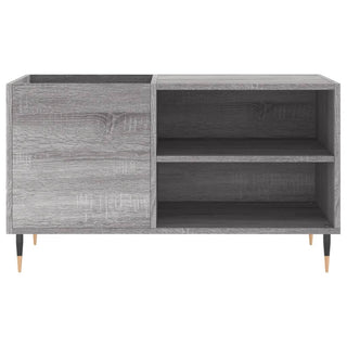 Platenkast 85X38X48 Cm Bewerkt Hout Eikenkleurig