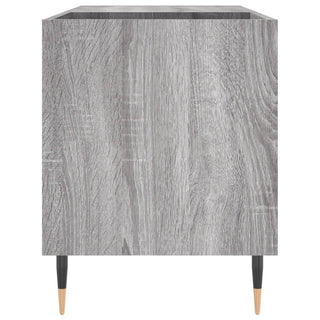 Platenkast 85X38X48 Cm Bewerkt Hout Eikenkleurig