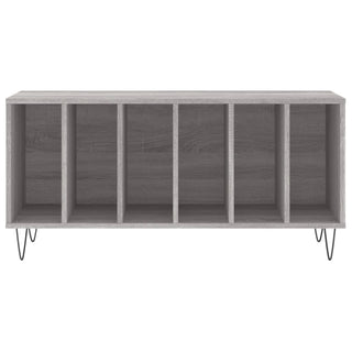 Platenkast 00X38X48 Cm Bewerkt Hout Eikenkleurig