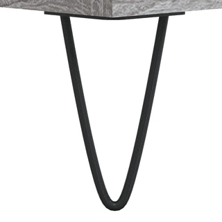Platenkast 00X38X48 Cm Bewerkt Hout Eikenkleurig