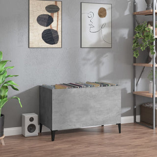 Platenkast 74,5X38X48 Cm Bewerkt Hout Kleurig