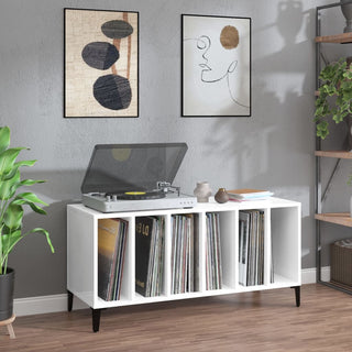 Platenkast 00X38X48 Cm Bewerkt Hout Eikenkleurig