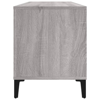 Platenkast 00X38X48 Cm Bewerkt Hout Eikenkleurig