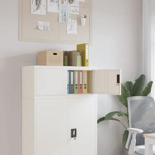 Archiefkast 90X40X40 Cm Staal Zwart