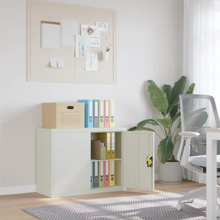 Archiefkast 90X40X40 Cm Staal Zwart