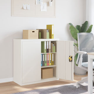 Archiefkast 90X40X40 Cm Staal Zwart