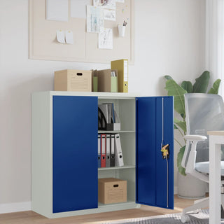 Archiefkast 90X40X40 Cm Staal Zwart
