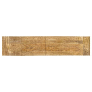 Bankje 160X35X45 Cm Massief Mangohout Zwart