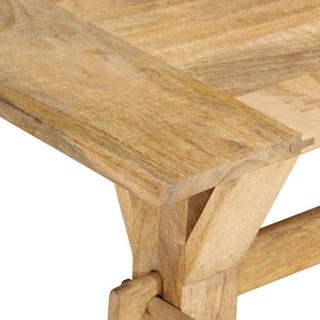 Bankje 160X35X45 Cm Massief Mangohout Zwart