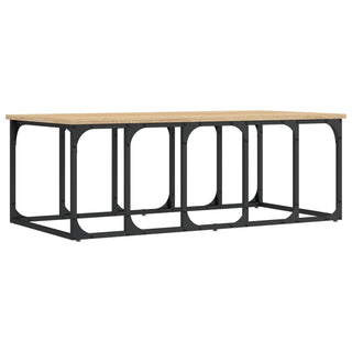 Salontafel 100X50X35,5 Cm Bewerkt Hout Kleurig