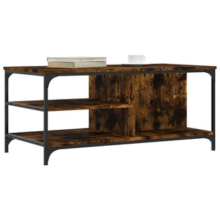 Salontafel 100X50X45 Cm Bewerkt Hout Kleurig