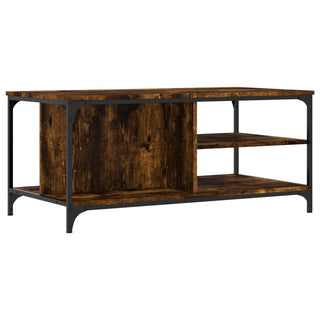 Salontafel 100X50X45 Cm Bewerkt Hout Kleurig