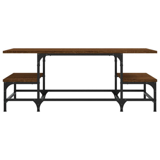 Salontafel 100X50,5X40 Cm Bewerkt Hout Bruin Eikenkleur
