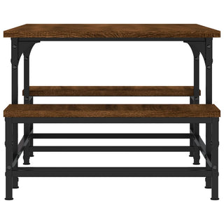 Salontafel 100X50,5X40 Cm Bewerkt Hout Bruin Eikenkleur