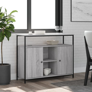 Dressoir 00X35X80 Cm Bewerkt Hout Kleurig