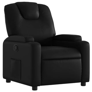 Fauteuil Verstelbaar Kunstleer Zwart