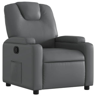 Fauteuil Verstelbaar Kunstleer Grijs