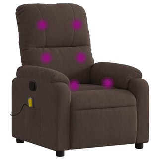 Massagestoel Microvezelstof Bruin