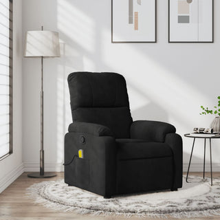 Massagestoel Microvezelstof Zwart